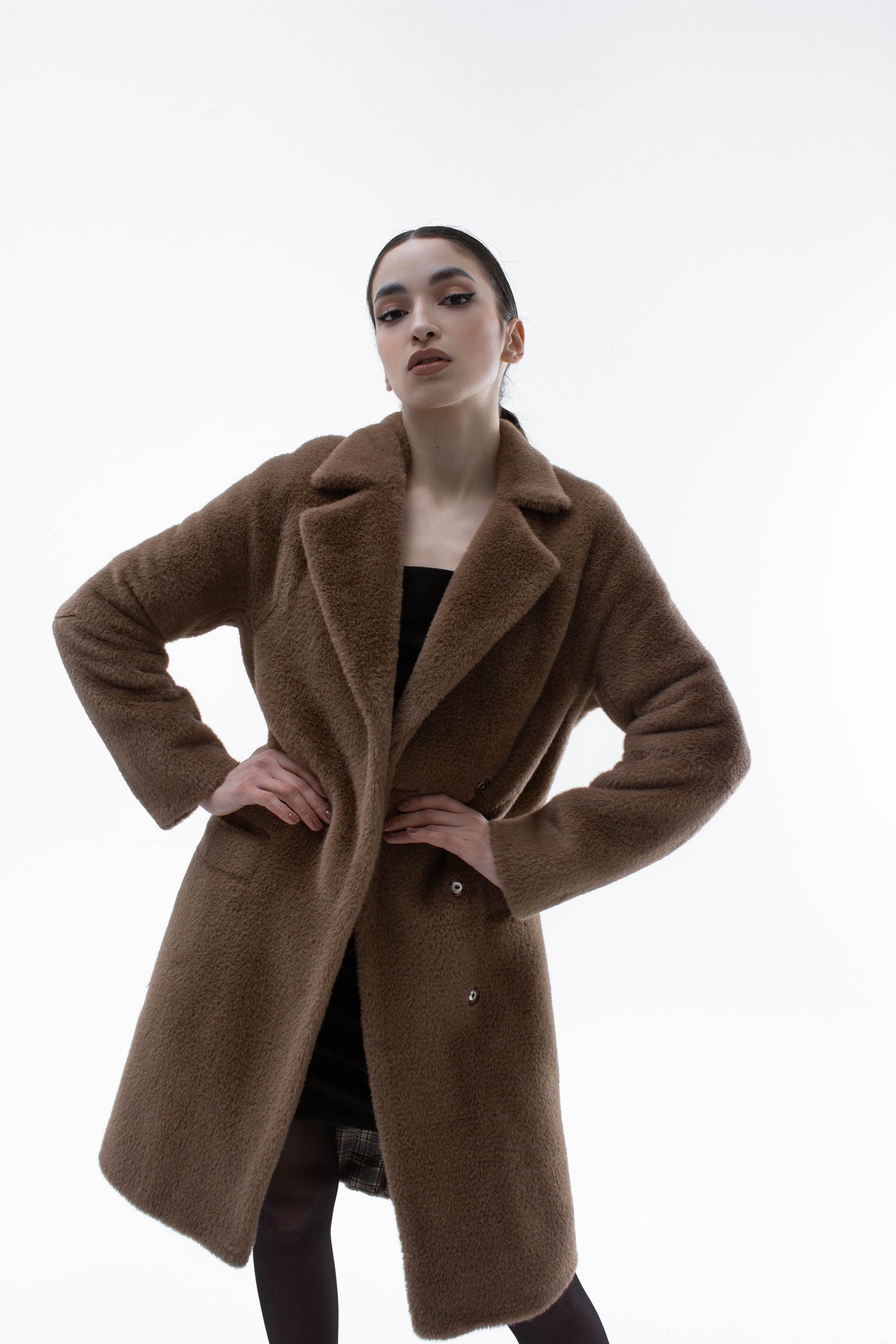 Camel Teddy Coat