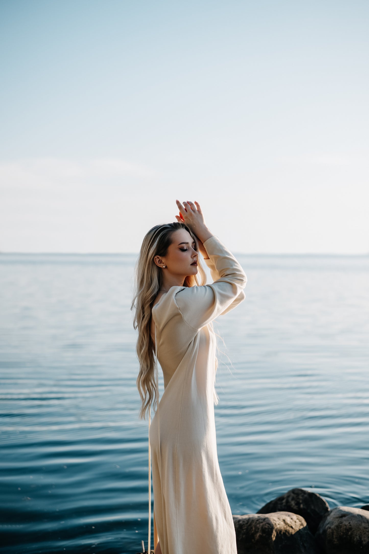 Boho white dress