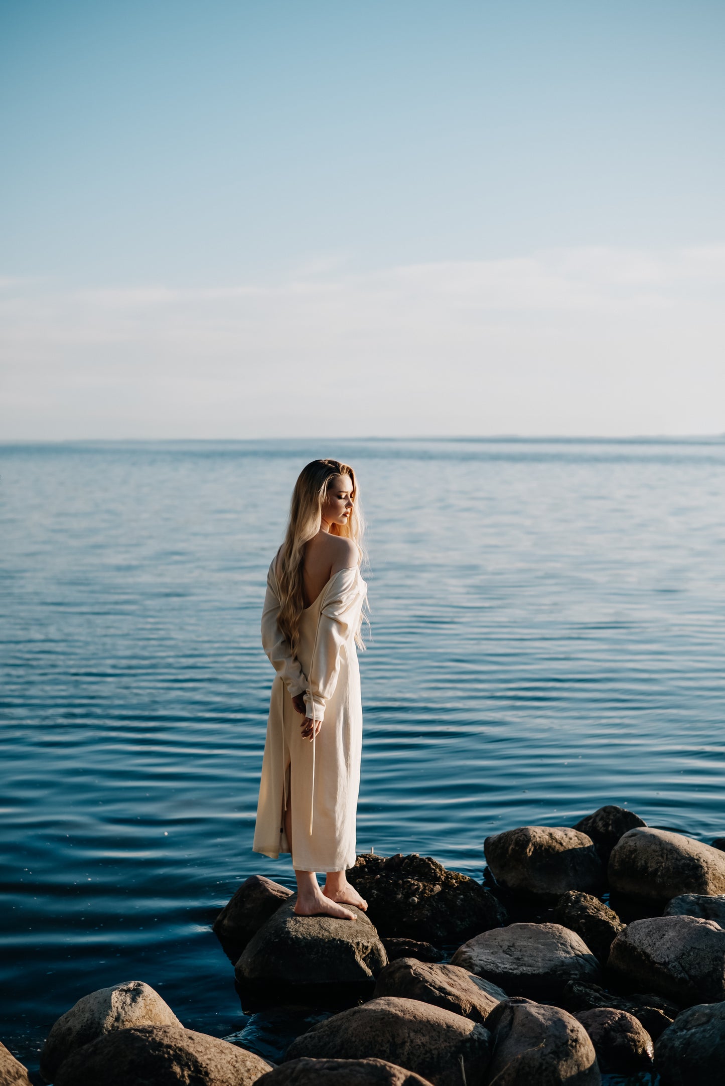 Boho white dress