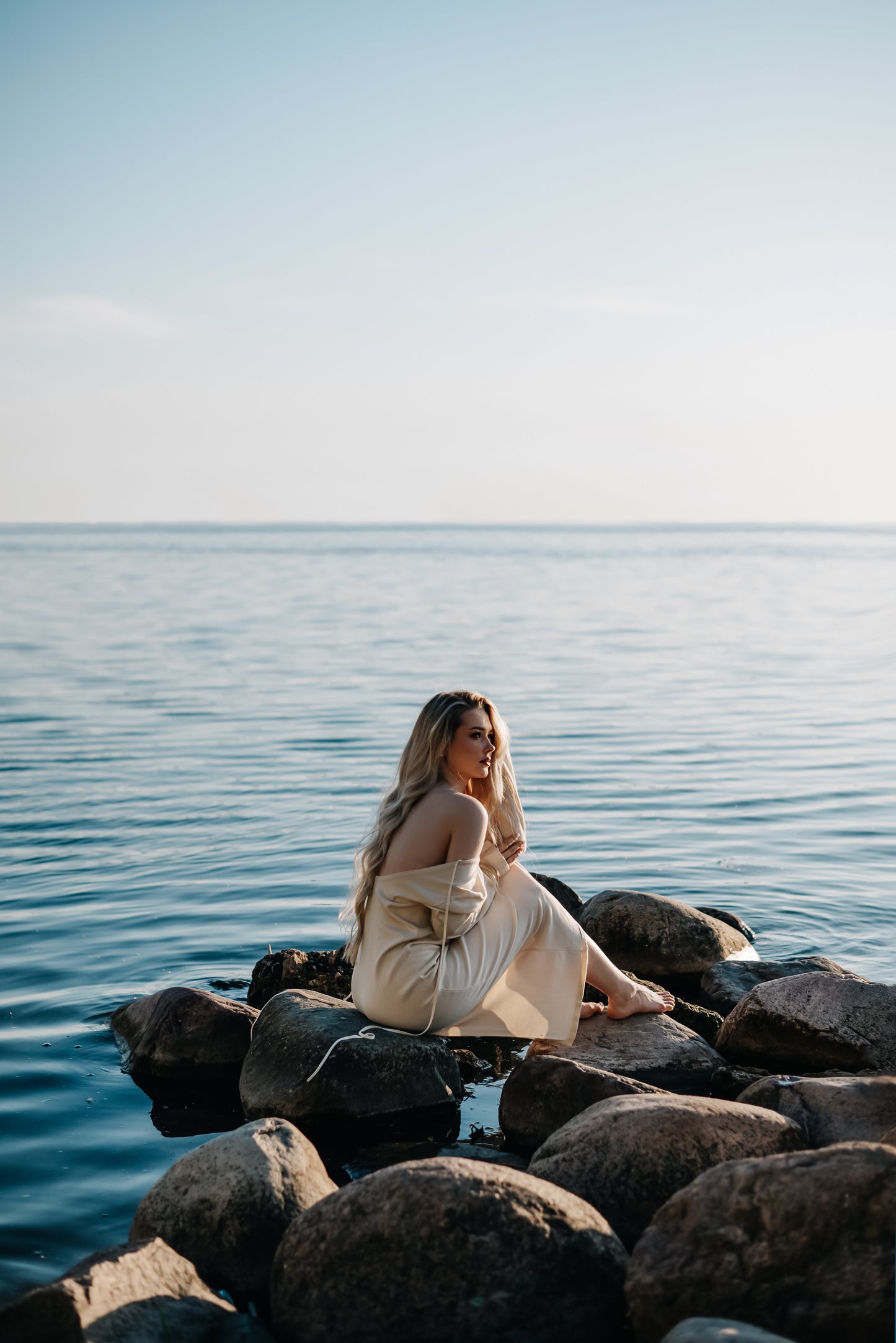 Boho white dress