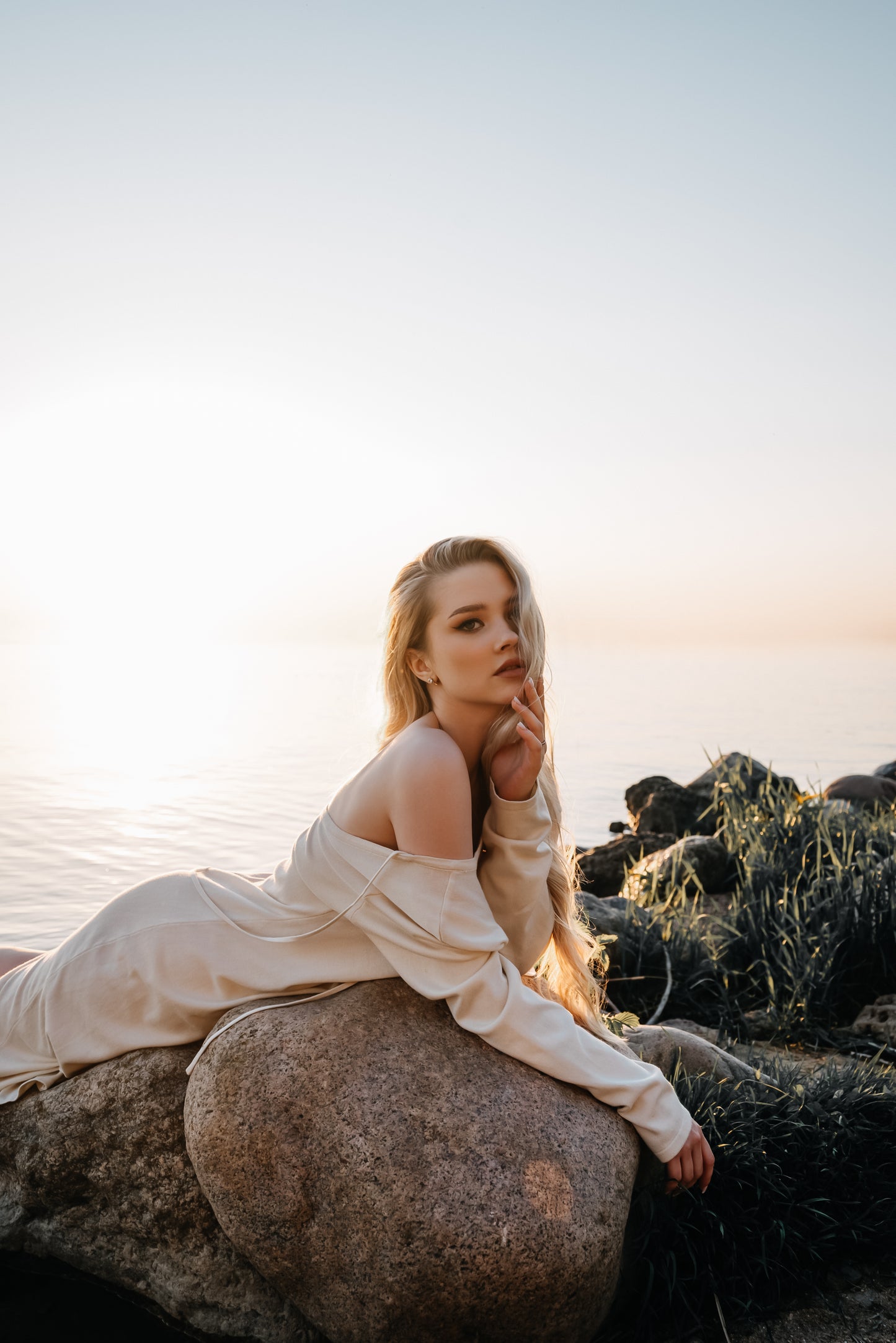 Boho white dress