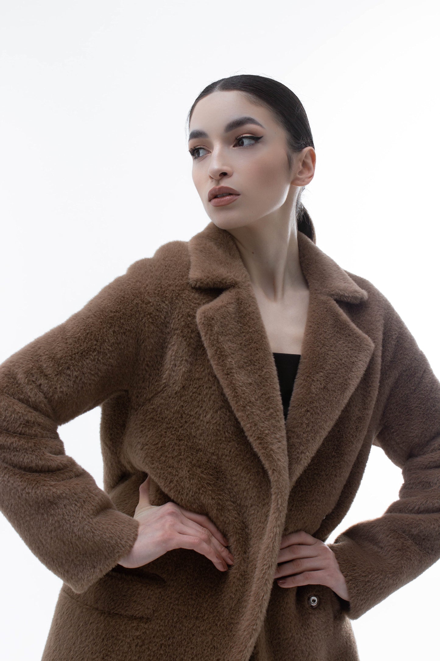 Camel Teddy Coat